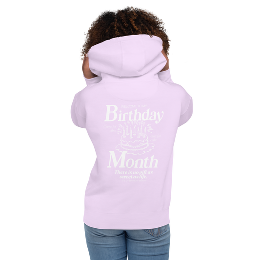 Birthday Month Cake Hoodie